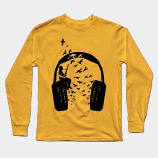 Headphone Bassoon Long Sleeve T-Shirt